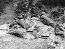 Partizáni a vojaci počas SNP - 1944
